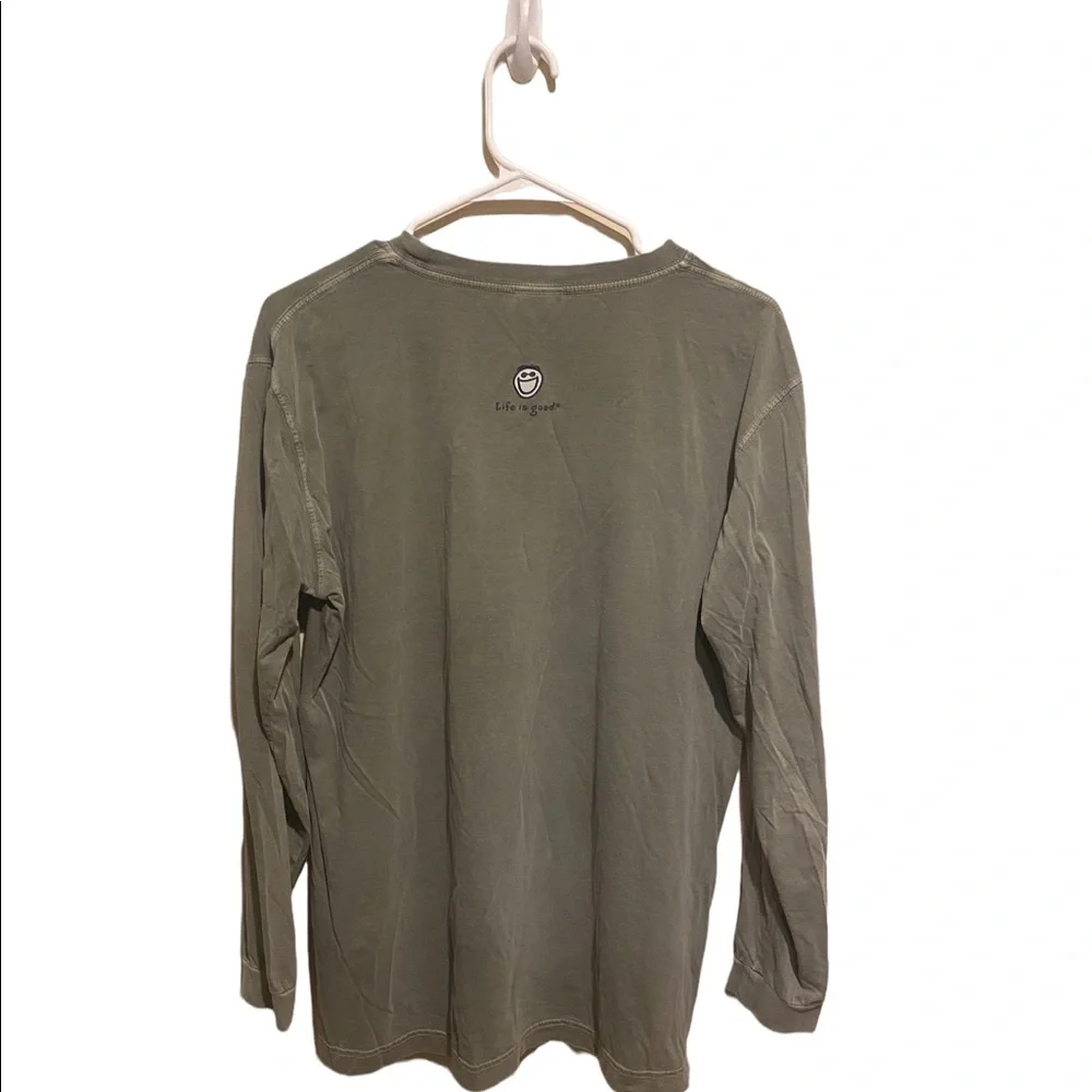 ✨On Sale✨ Life is good Long Sleeve Tee - Picture 3 of 4